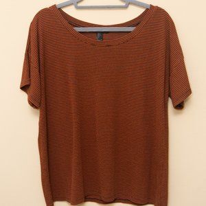 Forever 21 Flowy Orange Shirt ❤️